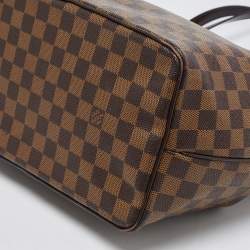 Pre Owned Louis Vuitton Damier Ebene Canvas and Leather Westminister GM Bag