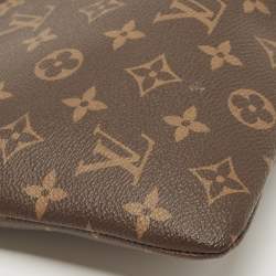 Pre Owned Louis Vuitton Monogram Canvas and Leather Daily Pouch