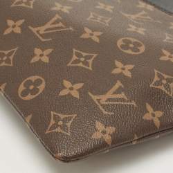 Pre Owned Louis Vuitton Monogram Canvas and Leather Daily Pouch