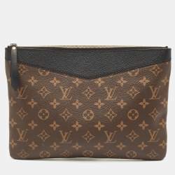 Pre Owned Louis Vuitton Monogram Canvas and Leather Daily Pouch