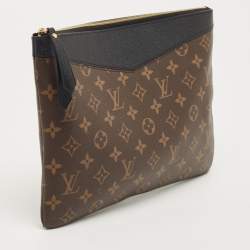 Pre Owned Louis Vuitton Monogram Canvas and Leather Daily Pouch