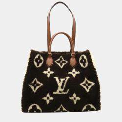 Louis Vuitton Black Nylon Monogram Pillow OnTheGo GM Tote Bag