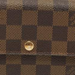 Louis Vuitton Damier Ebene Canvas Sarah Wallet