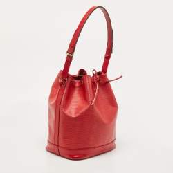مملوكة مسبقًا Louis Vuitton Red Epi Leather Noe Bag