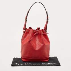 مملوكة مسبقًا Louis Vuitton Red Epi Leather Noe Bag