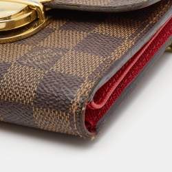 Louis Vuitton Damier Ebene Canvas Koala Wallet