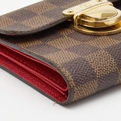 Louis Vuitton Damier Ebene Canvas Koala Wallet