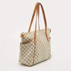 Pre Owned Louis Vuitton Damier Azur Canvas Totally MM Bag