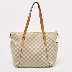 Pre Owned Louis Vuitton Damier Azur Canvas Totally MM Bag