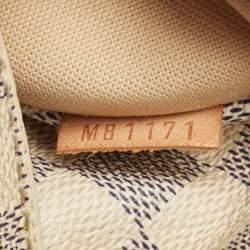 Pre Owned Louis Vuitton Damier Azur Canvas Totally MM Bag