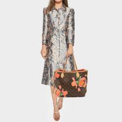 Pre Owned Louis Vuitton Monogram Canvas Limited Edition Stephen Sprouse Roses Neverfull MM Bag
