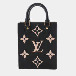 Louis Vuitton Sac Plat in Coated Canvas with Black/Orange-tone - US