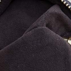 Pre Owned Louis Vuitton Black Monogram Mahina Leather L Bag