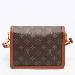 Pre Owned Louis Vuitton Monogram Reverse Canvas Dauphine Mini Bag