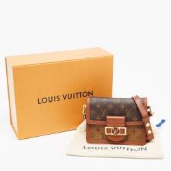 Pre Owned Louis Vuitton Monogram Reverse Canvas Dauphine Mini Bag