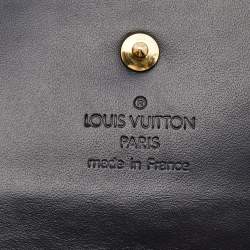 Louis Vuitton Black Leather Porte Tresor International Wallet