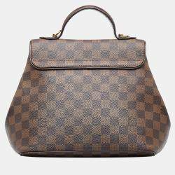 Pre Owned Louis Vuitton Brown Damier Ebene Bergamo PM