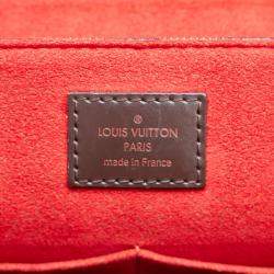 Pre Owned Louis Vuitton Brown Damier Ebene Bergamo PM