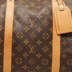 Louis Vuitton Monogram Canvas Keepall Bandouliere 60 Bag