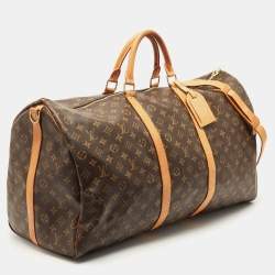 Louis Vuitton Monogram Canvas Keepall Bandouliere 60 Bag