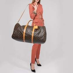 Louis Vuitton Monogram Canvas Keepall Bandouliere 60 Bag