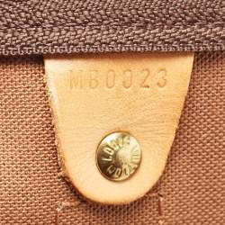 Louis Vuitton Monogram Canvas Keepall Bandouliere 60 Bag
