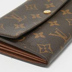 Louis Vuitton Monogram Canvas Fleuri Sarah Wallet 