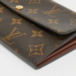 Louis Vuitton Monogram Canvas Fleuri Sarah Wallet 