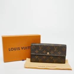 Louis Vuitton Monogram Canvas Fleuri Sarah Wallet 