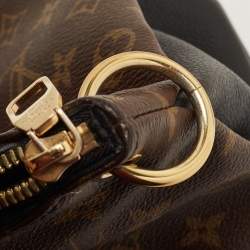 Pre Owned حقيبة لوى فيتون بالاس كانفاس مونوغرامي أزرق كحلي متوسطة