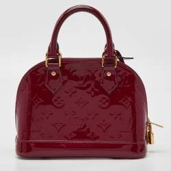 Pre Owned Louis Vuitton Indian Rose Monogram Vernis Alma BB Bag