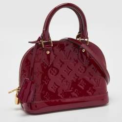 Pre Owned Louis Vuitton Indian Rose Monogram Vernis Alma BB Bag