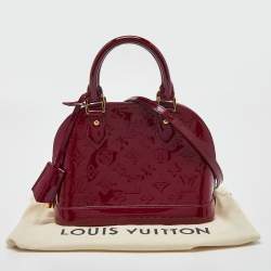 Pre Owned Louis Vuitton Indian Rose Monogram Vernis Alma BB Bag