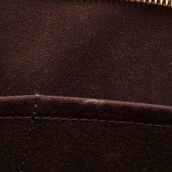 Pre Owned Louis Vuitton Amarante Monogram Vernis Brea GM Bag