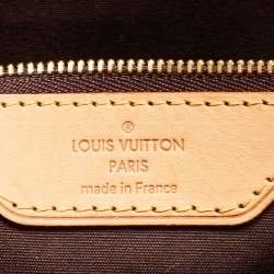 Pre Owned Louis Vuitton Amarante Monogram Vernis Brea GM Bag