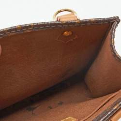 Pre Owned Louis Vuitton Monogram Canvas Petit Sac Plat Bag