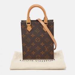 Pre Owned Louis Vuitton Monogram Canvas Petit Sac Plat Bag