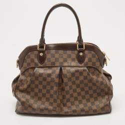 Pre Owned Louis Vuitton Damier Ebene Canvas Trevi GM Bag