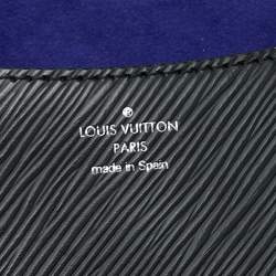 Pre Owned Louis Vuitton Black Epi Leather Buci Bag