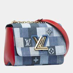 Louis Vuitton 2020 Denim Damier Patchwork Belt - Blue Belts
