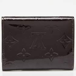 Louis Vuitton Amarante Monogram Vernis Flap Card Case