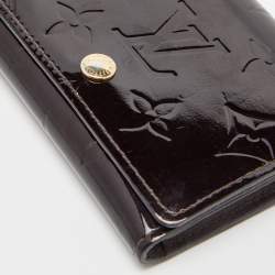 Louis Vuitton Amarante Monogram Vernis Flap Card Case