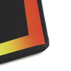 Louis Vuitton Black Leather Taiga A4 Rainbow Pochette Clutch Bag