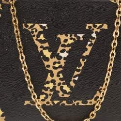 Pre Owned Louis Vuitton Black Monogram Giant Canvas Jungle Double Zip Pochette