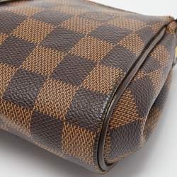 Pre Owned Louis Vuitton Damier Ebene Canvas Eva Pochette