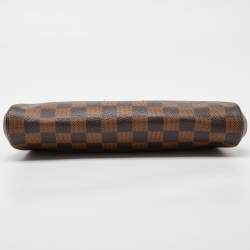 Pre Owned Louis Vuitton Damier Ebene Canvas Eva Pochette