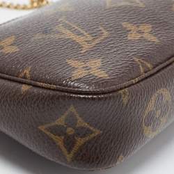 Pre Owned Louis Vuitton Monogram Canvas Mini Pochette Accessoires 
