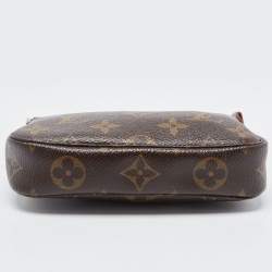 Pre Owned Louis Vuitton Monogram Canvas Mini Pochette Accessoires 