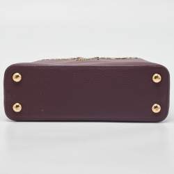 Pre Owned Louis Vuitton Flamme Taurillon Leather and Python Capucines BB Bag