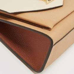 Pre Owned Louis Vuitton Arizona Quartz/Caramel Leather Mylockme Chain Bag